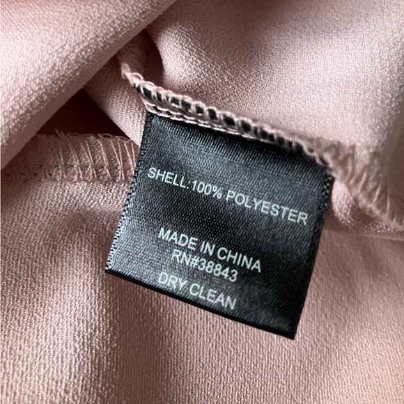 SAM EDELMAN Blush Pink Satin MIDI Sleeveless Dress Size 0 - Picture 14 of 15